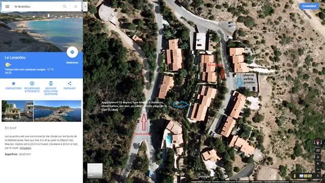 Apartment Les Hauts De St Clair,Vue Mer Et Vert,Tres Calme Le Lavandou France